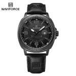 Naviforce 8078 Watch For Men- Black Gray