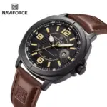 Naviforce 8078 Watch For Men-Brown - Image 2