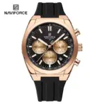 Naviforce 8080 Watch For Men - Black Rose - Image 4