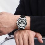 Naviforce 8080 Watch For Men - Black White - Image 2