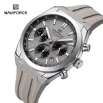 Naviforce 8080 Watch For Men - Silver Gray