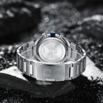 Naviforce 8081 watch for men-Silver Blue - Image 3