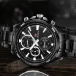 Naviforce 9089 Watch For Men - Black - Image 3