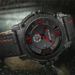 Naviforce 9099 Watch For Men - Black Red - Image 2