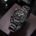 Naviforce 9117 Chain Watch For Men - Black
