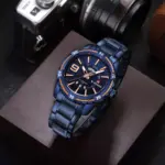 Naviforce 9117 Chain Watch For Men - Blue - Image 2
