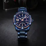 Naviforce 9117 Chain Watch For Men - Blue - Image 4