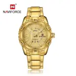 Naviforce 9117 CH Watch For Men- Golden