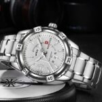Naviforce 9117 Chain Watch For Men- Silver - Image 3