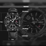 Naviforce 9117 Leather Belt Watch For Men – Black - Image 3