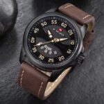 Naviforce 9124 Watch For Men - Black Brown