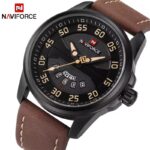 Naviforce 9124 Watch For Men - Black Brown - Image 4