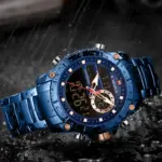Naviforce 9163 Watch For Men - Blue - Image 2