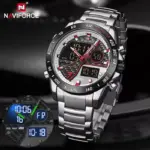 Naviforce 9171 Watch For Men-Silver - Image 2