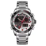 Naviforce 9171 Watch For Men-Silver