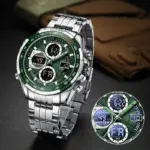 Naviforce 9197 CH Watch For Watch–Green