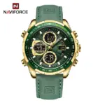 Naviforce 9197 L Watch For Watch-Golden Green - Image 2