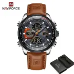 Naviforce 9197 L Watch For Watch–Brown Black - Image 2