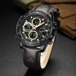 Naviforce 9197 L Watch For Watch – DarkBrown Black - Image 2