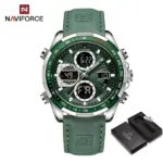 Naviforce 9197 L Watch For Watch – Silver Green - Image 2