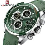Naviforce 9197 L Watch For Watch – Silver Green