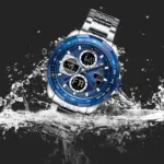 Naviforce 9197 CH Watch For Watch–Blue - Image 3