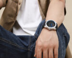 Naviforce 9202L Men's Leather Watch - Black Blue - Image 4