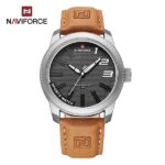 Naviforce 9202L Men's Leather Watch - Brown Light
