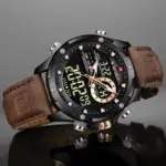 Naviforce 9208 Watch For Men-Black Chocolate - Image 4