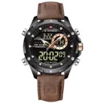 Naviforce 9208 Watch For Men-Black Chocolate - Image 3