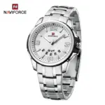 Naviforce 9215 Watch  For Men - Silver - Image 2