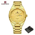 Naviforce 9218 Watch For Men - Gold