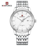 Naviforce 9228 Watch For Men - Silver
