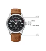 Naviforce 9229 Watch For Men-Brown - Image 3