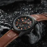 Naviforce 9229 Watch For Men-Dark Brown Choclate - Image 3