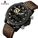 Naviforce 9236 Watch For Men - Brown