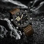 Naviforce 9236 Watch For Men - Brown - Image 2