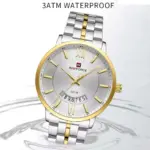 Naviforce 9238 watch for men-Silver Rose - Image 2