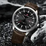 Naviforce 9248 Watch For Men-Dark Brown