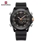 Naviforce 9253 Watch For Men - Black Rose