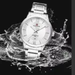 Naviforce 9254 Watch For Men - Silver - Image 2