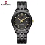 Naviforce 9255 Watch For Men - Black Gold