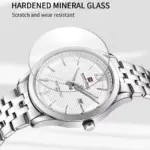 Naviforce 9255 Watch For Men - Silver - Image 3