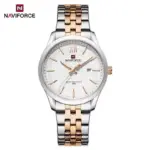 Naviforce 9255 Watch For Men - Silver Rose