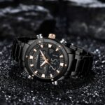 Naviforce 9259 Watch  For Men - Black - Image 3
