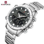 Naviforce 9259 Watch  For Men - Silver Ash - Image 3