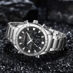 Naviforce 9259 Watch  For Men -  Silver Black - Image 3