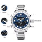 Naviforce 9259 Watch  For Men - Silver Blue - Image 2