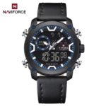 Naviforce 9261 Watch For Men-Black Blue