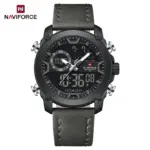 Naviforce 9261 Watch For Men-Black Gray - Image 3